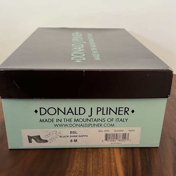 DONALD J PLINER Black Sport Nappa Mules Size 8M EUC SR1 - Picture 11 of 13